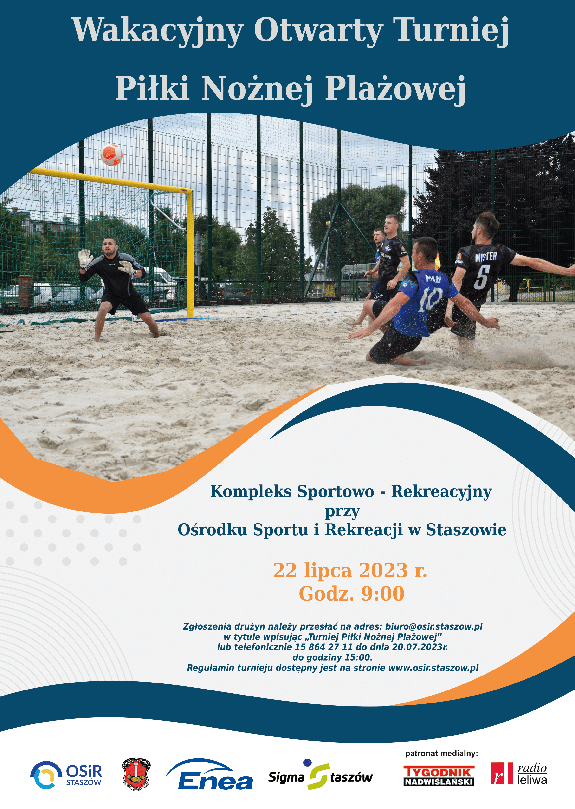 Wakacyjny Otwarty Turniej Piłki Nożnej Plażowej 